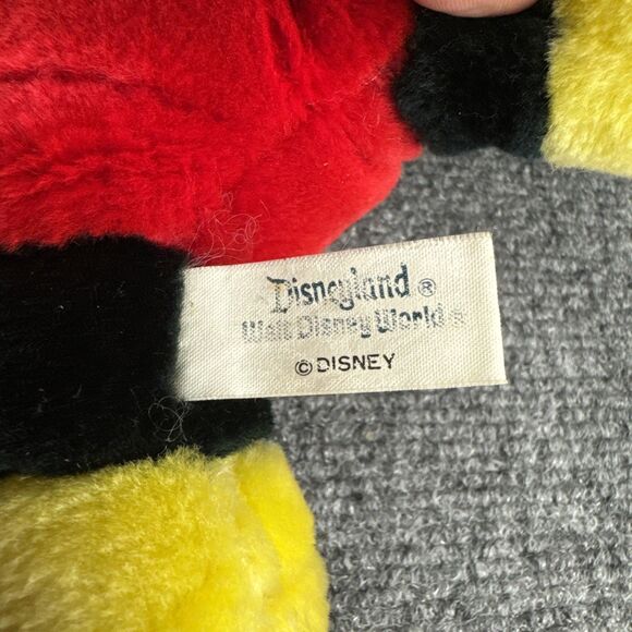 Vintage Mickey Mouse Plush Stuffed Animal Toy Doll Walt Disney World Disneyland - Picture 5 of 6